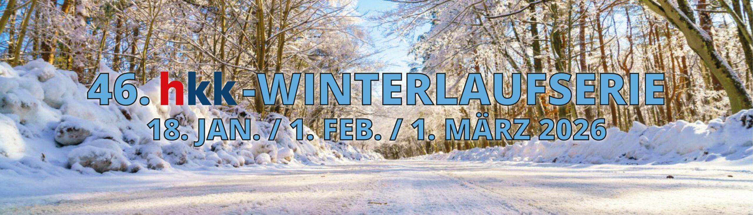 46. hkk-Winterlaufserie 2026 – Lauf 1